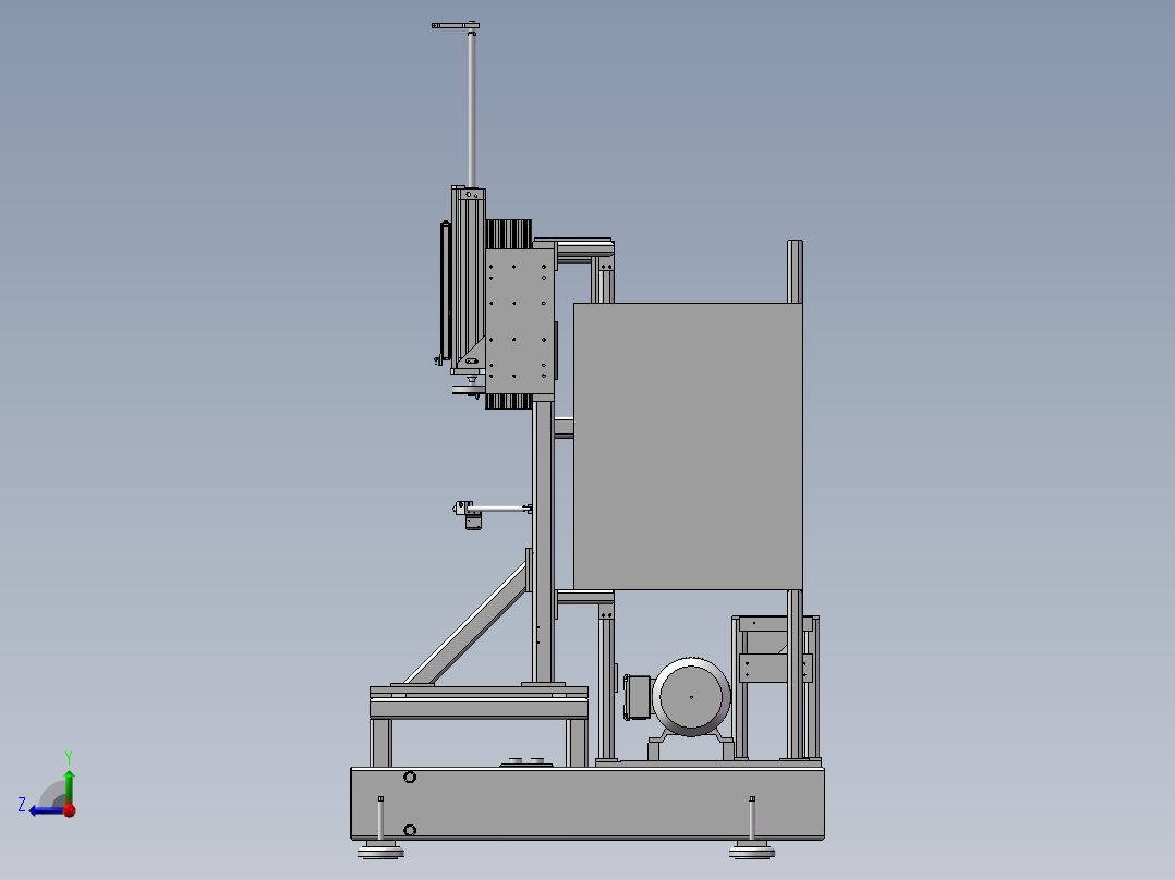 587组装定位CNC设备右视图