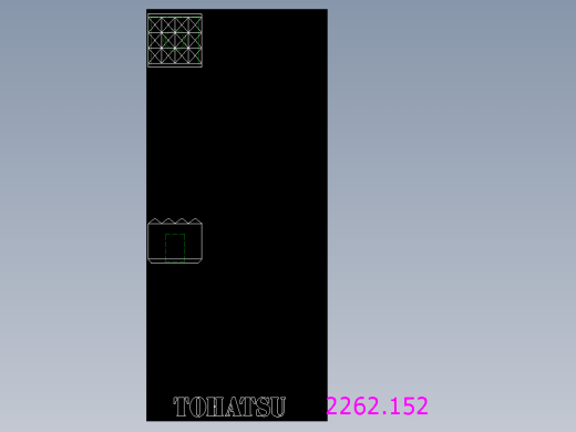夾爪(方型)2262-2D多系列多零件图纸模型