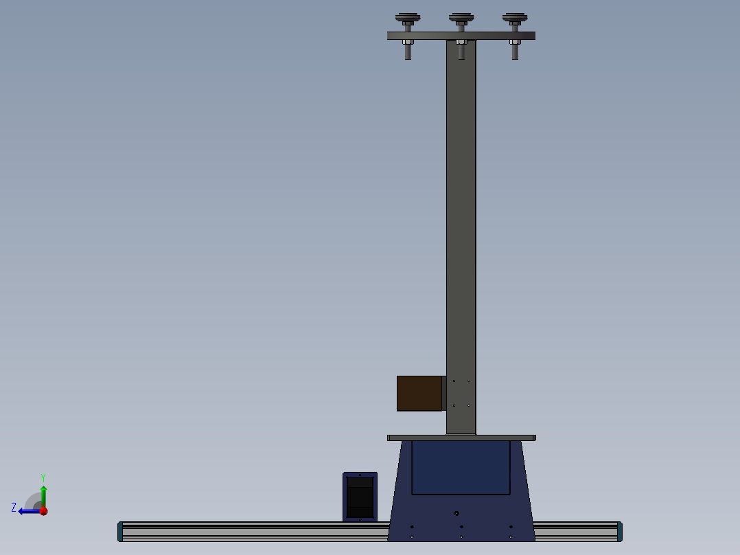 输送带组件右视图