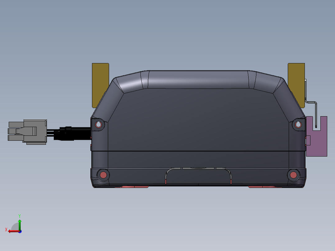 MTH丝杆半封闭模组MTH13-M-200W后视图
