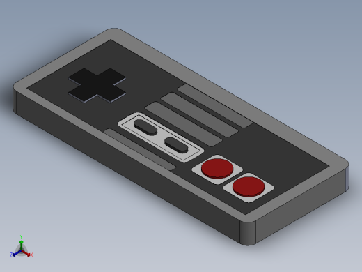 任天堂Ness控制器正等轴测缩略图