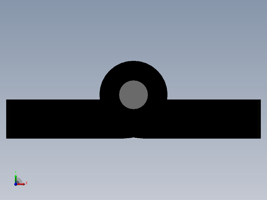 合页HFC01-45（外形尺寸52.5-45 孔距30-24）前视图