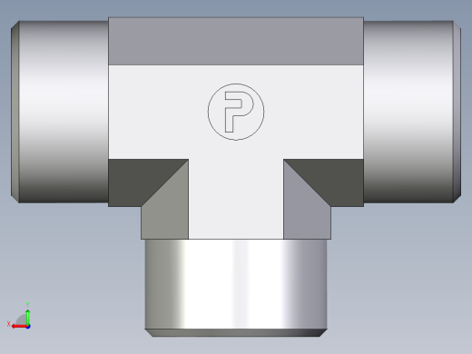 卡套式工业通用硬管接头EO_Union_tee_T20SCFX后视缩略图