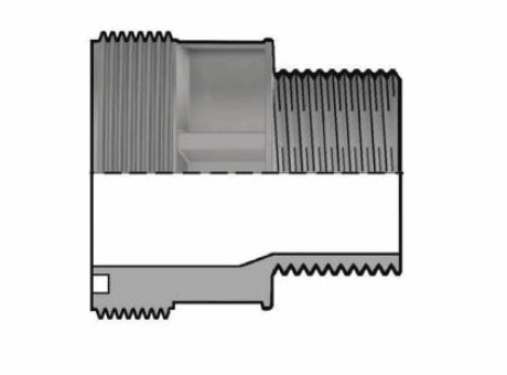 21FBRV 结合布什与BSP的阳螺纹端