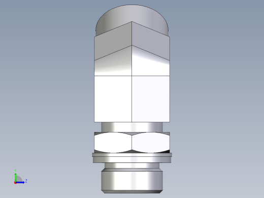 卡套式工业通用硬管接头EO_Adjustable_locknut_45_deg_elbow_VEE18LMOMDCF左视缩略图