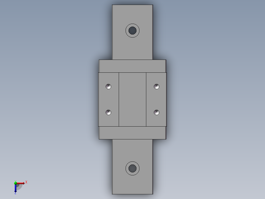 滑块MGW12C俯视图