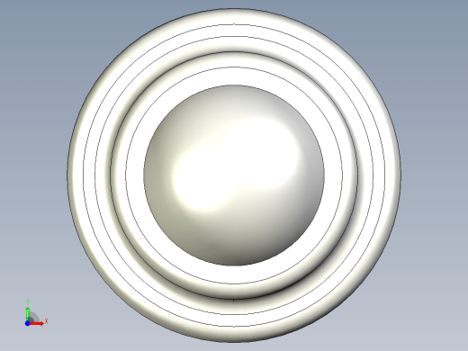 萬向滾珠43-3D多系列多零件图纸模型前视缩略图