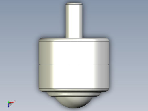 萬向滾珠43-3D多系列多零件图纸模型俯视缩略图