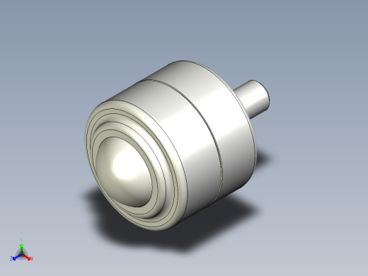 萬向滾珠43-3D多系列多零件图纸模型正等轴测缩略图