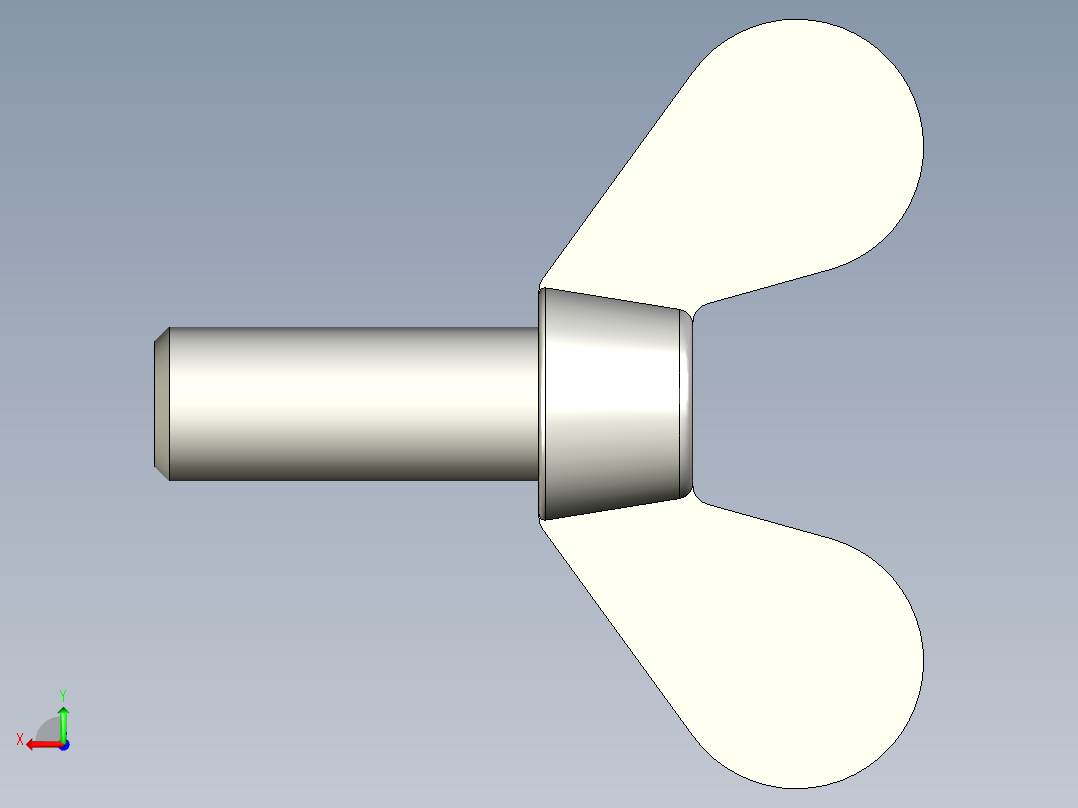 带耳螺钉-DIN_316_Wing_screws_8x1.25x20-16-12.5_39_2.8_20_8.stp后视图