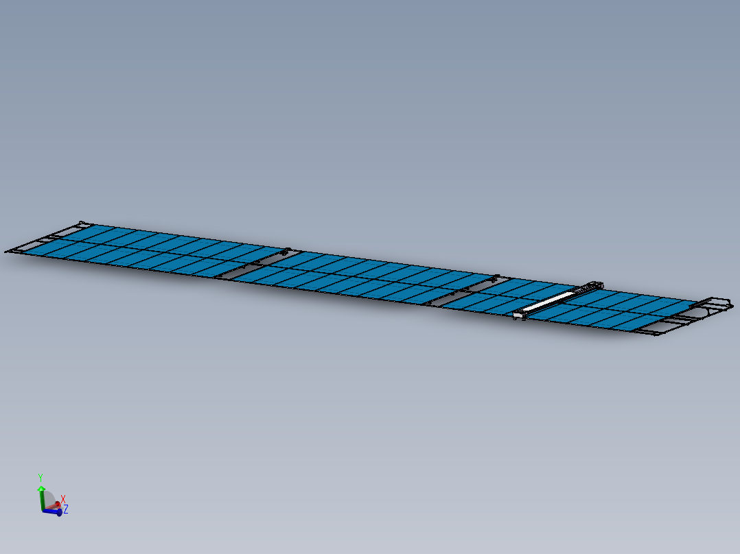 光伏板清洁机器人SW三维模型