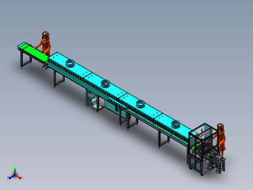 建湖自动点胶机正等轴测缩略图