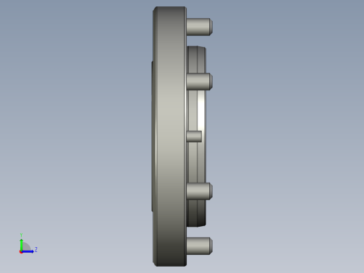 KOSMEKVSJ160-C多系列多零件图纸模型多系列多零件图纸模型左视缩略图