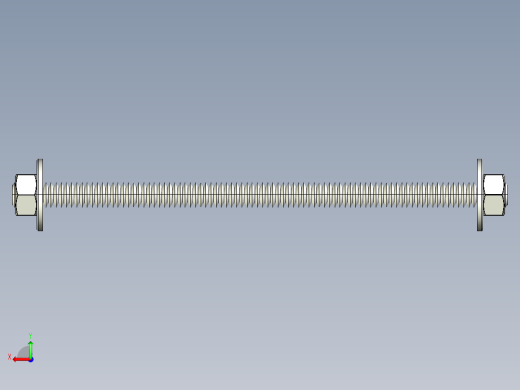 紧固件-STEP 0.3125 All-Thread后视缩略图