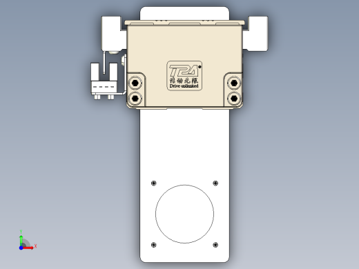 TPA-KNR-60E-1205C-L750A1-MP-P10-N3线性模块铝制底座前视缩略图