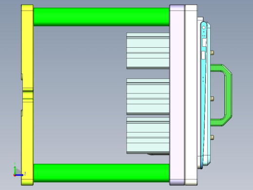 ABV40-C-笔记本CNC工装夹具三维模型CNC2-0516左视缩略图