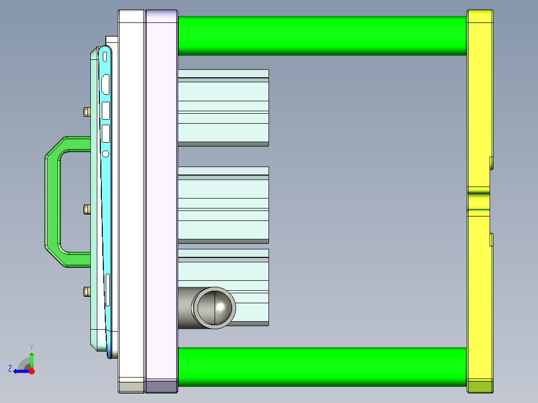 ABV40-C-笔记本CNC工装夹具三维模型CNC2-0516右视图