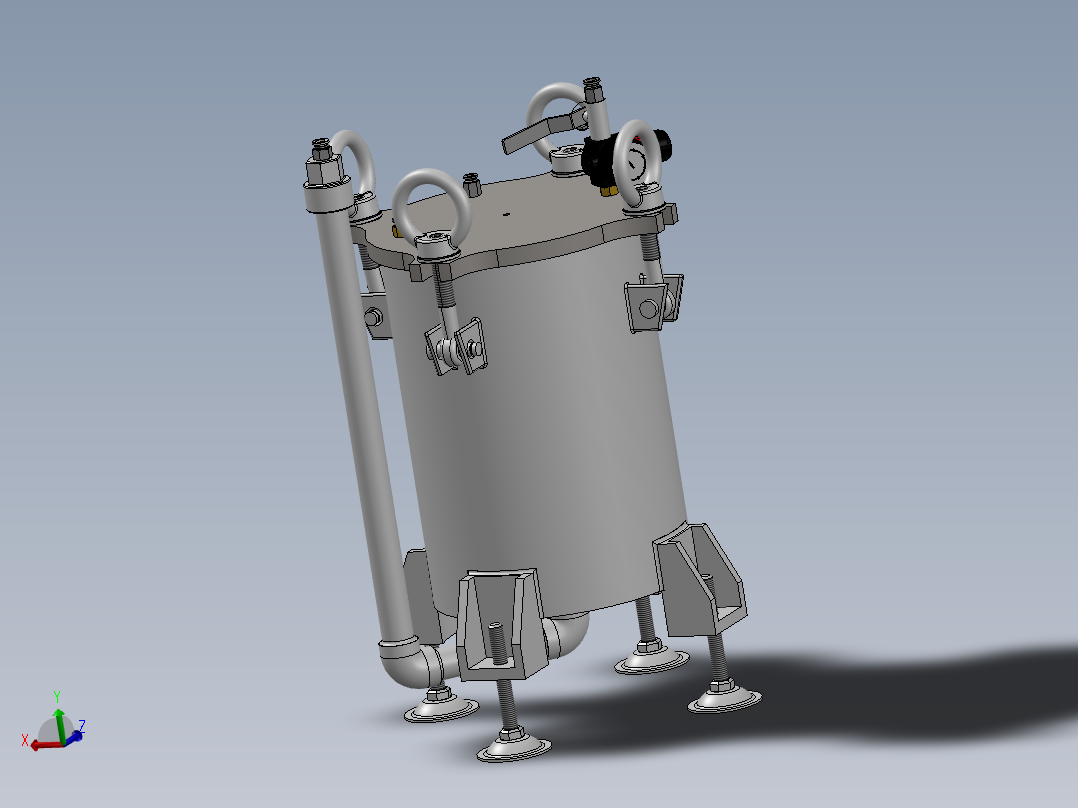 底部出胶压力罐储胶罐