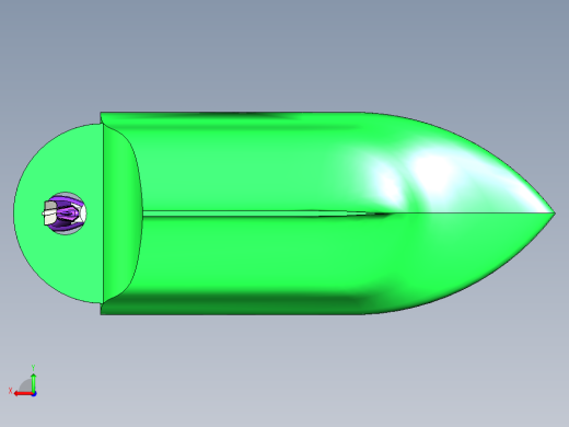 水上娱乐游艇模型后视缩略图