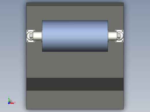 城市道路混凝土防撞护栏前视缩略图