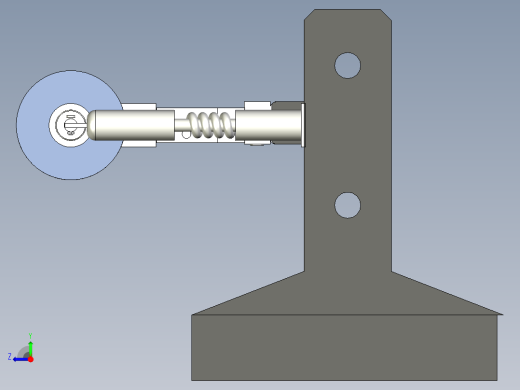 城市道路混凝土防撞护栏右视缩略图