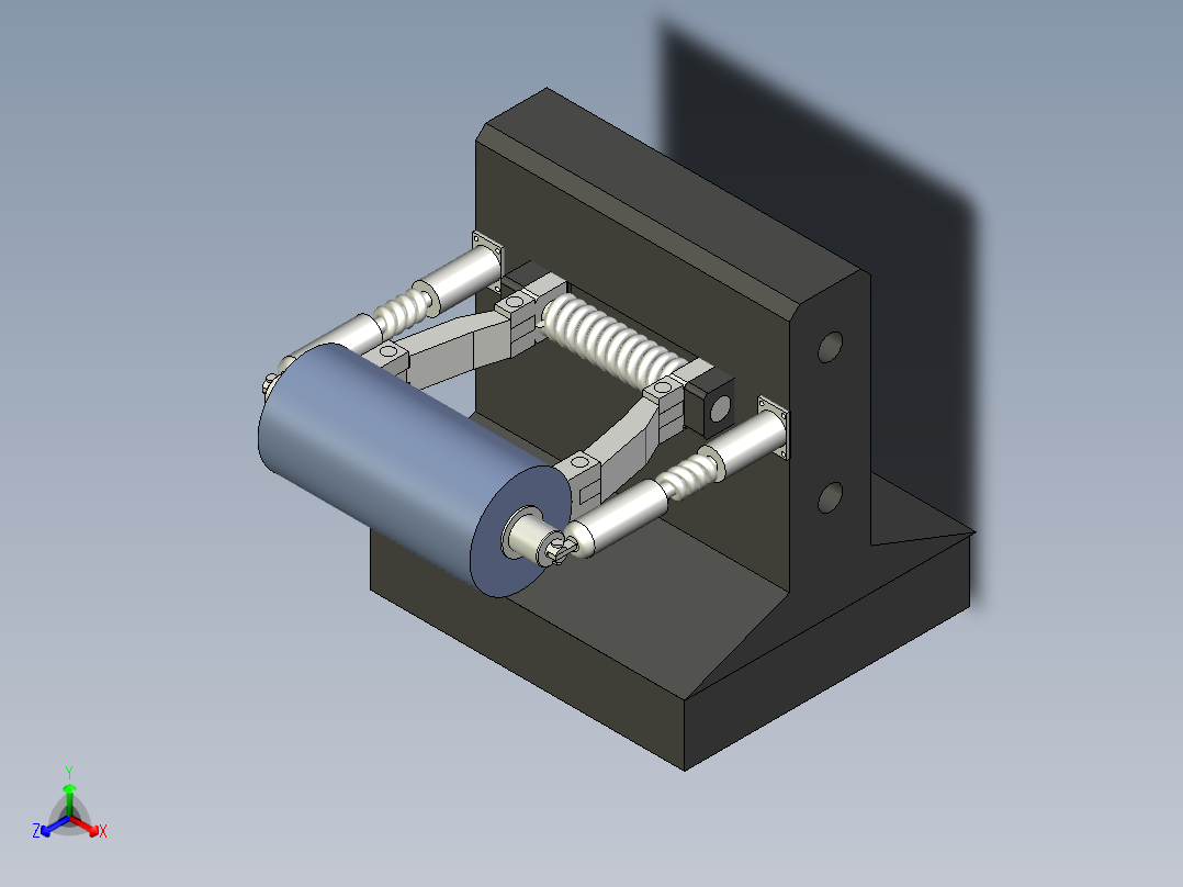 城市道路混凝土防撞护栏正等轴测图