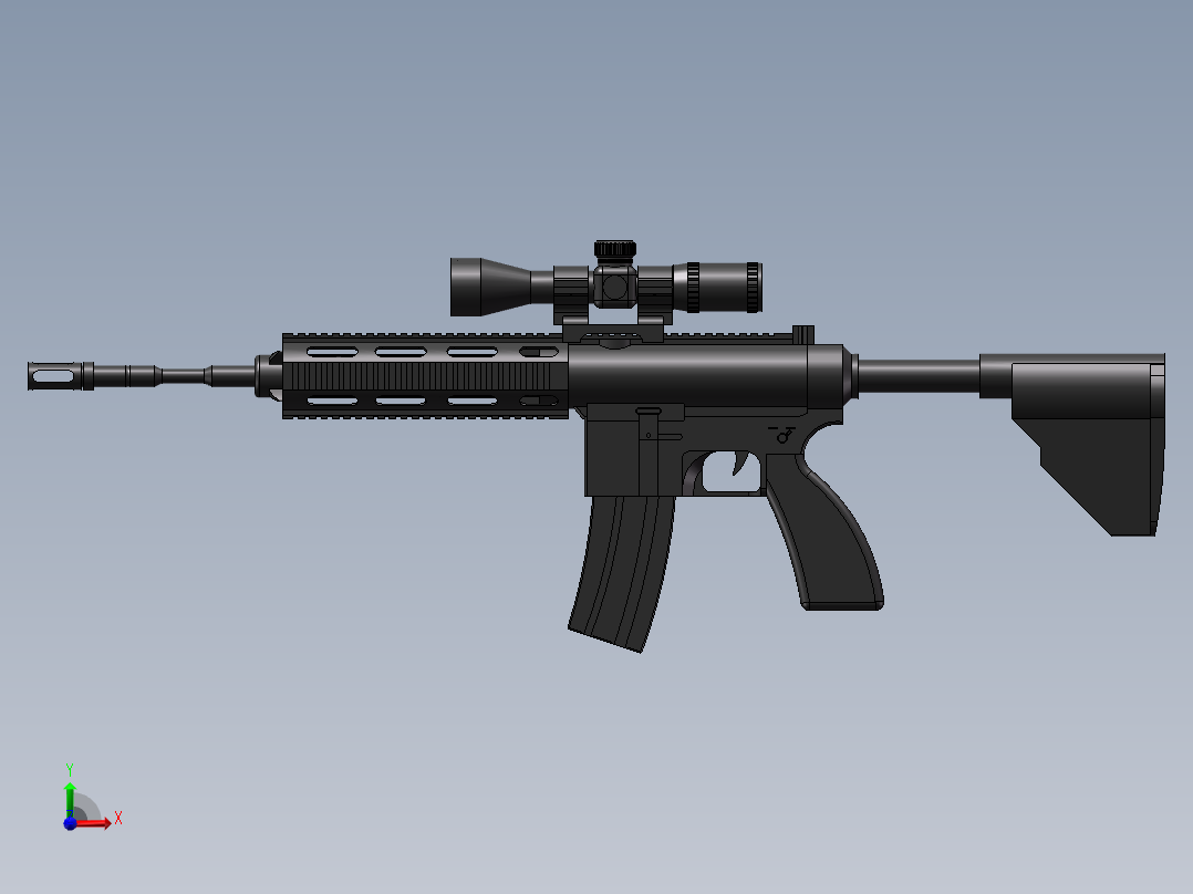 M416前视图