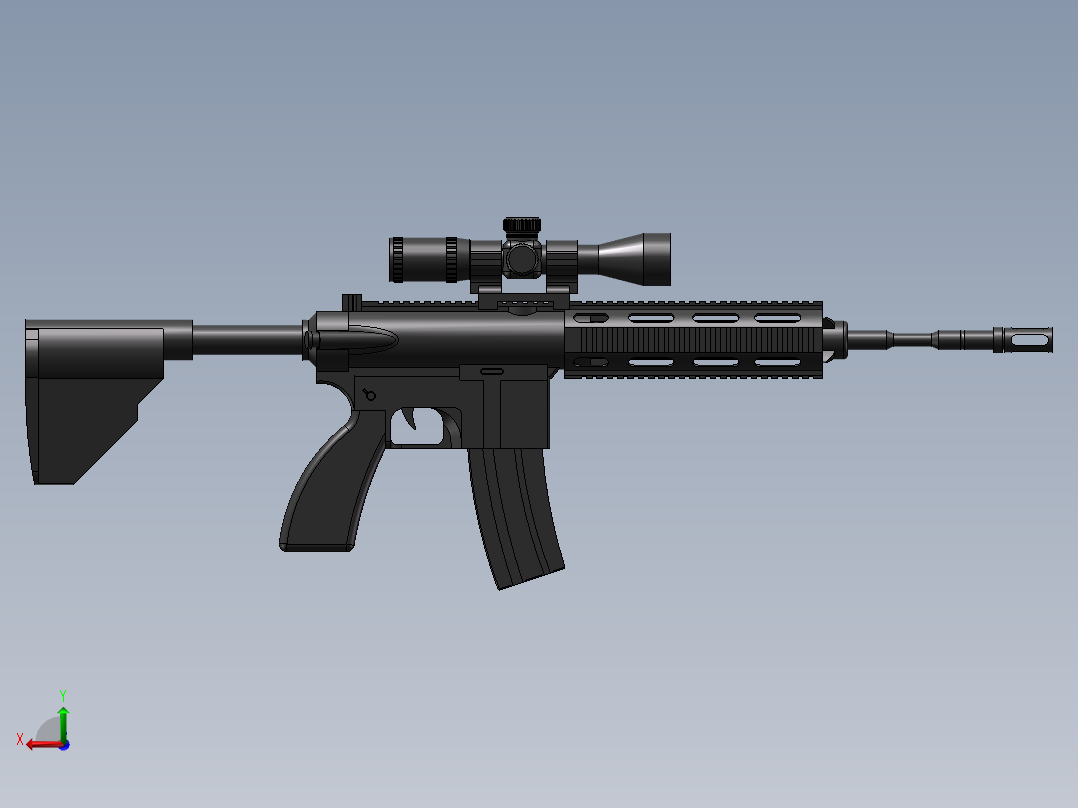 M416后视图