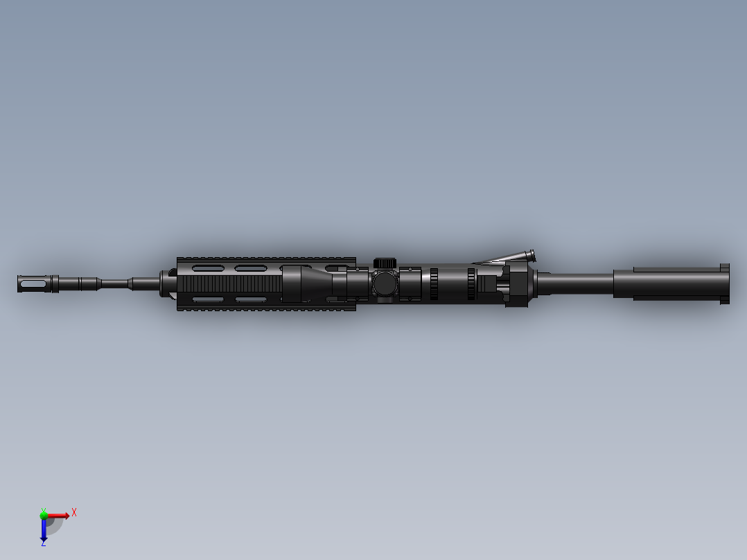 M416俯视图