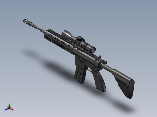 M416正等轴测缩略图