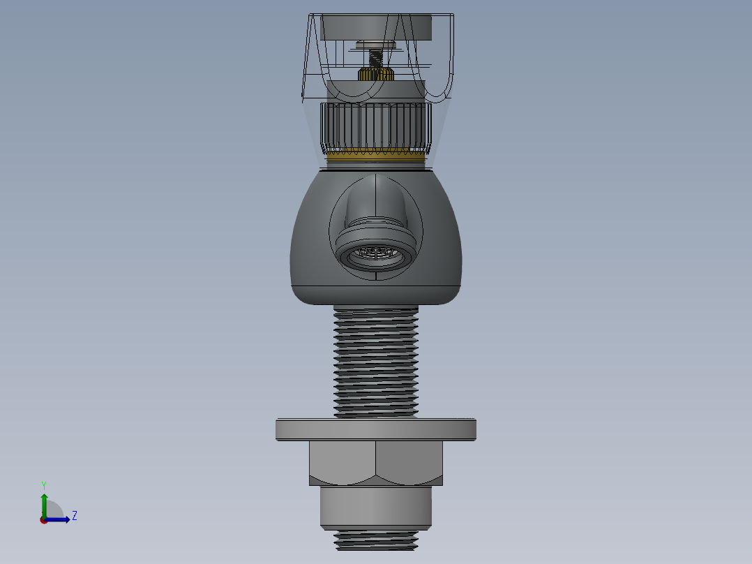 水龙头 花洒(49)左视图