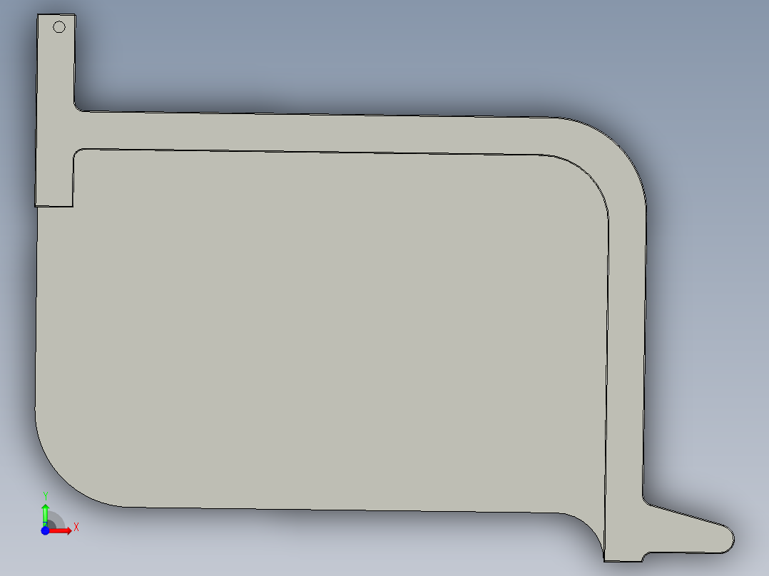 B2004707-数控铣床的门前视图