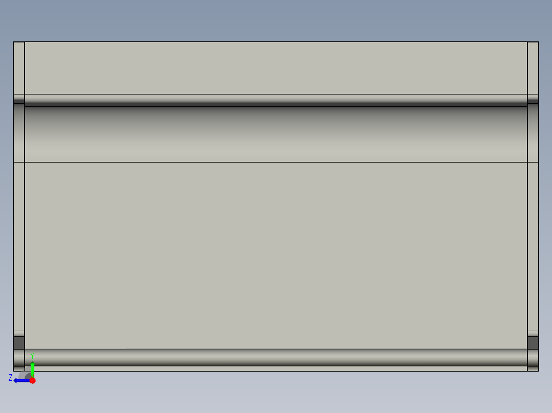 B2004707-数控铣床的门右视图