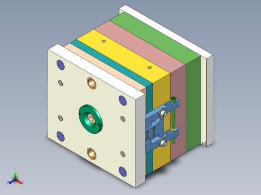 桶盖塑料注塑模具设计-抽芯注射模含UG三维及12张CAD图-独家