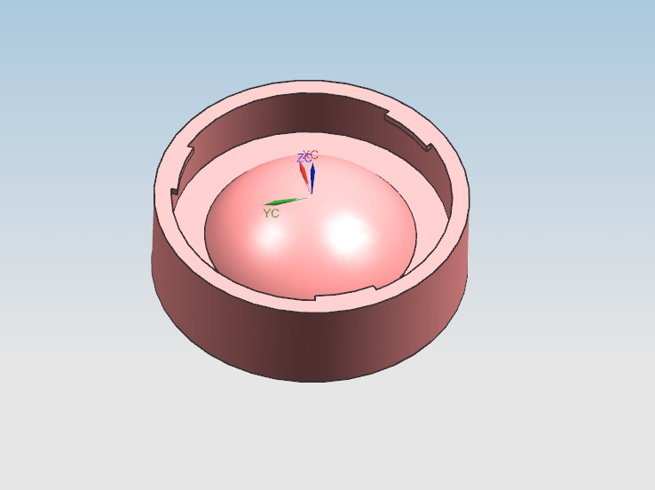 桶盖塑料注塑模具设计-抽芯注射模含UG三维及12张CAD图-独家