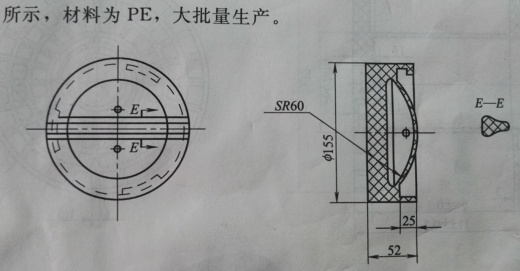桶盖塑料注塑模具设计-抽芯注射模含UG三维及12张CAD图-独家缩略图