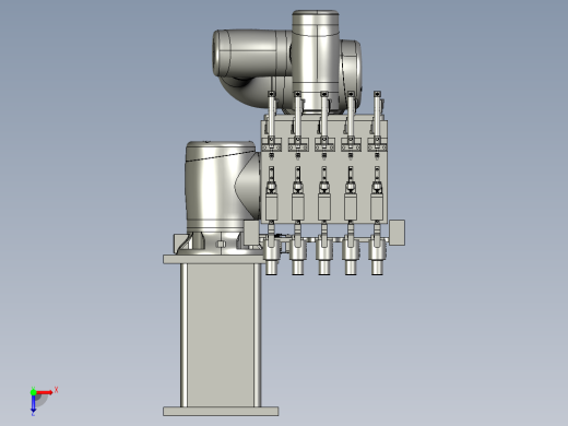 机械手搬运-装配体1俯视缩略图