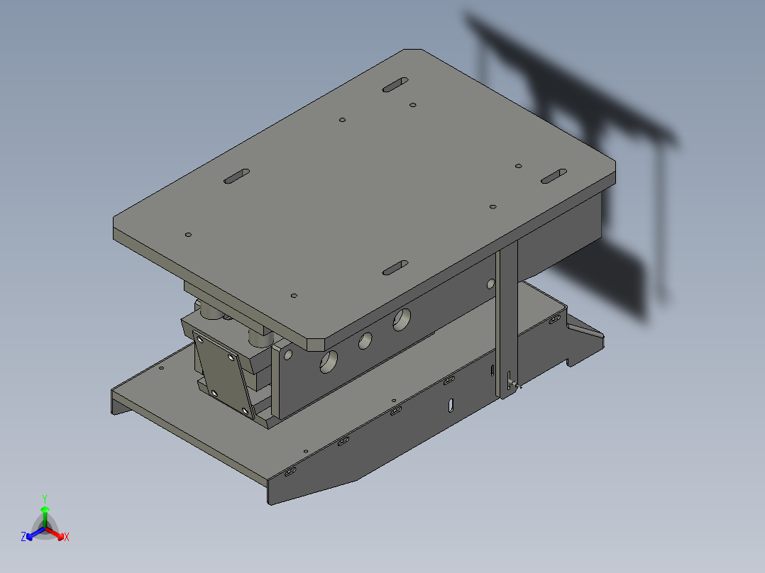 P127-SHY-插片震动送料器正等轴测图