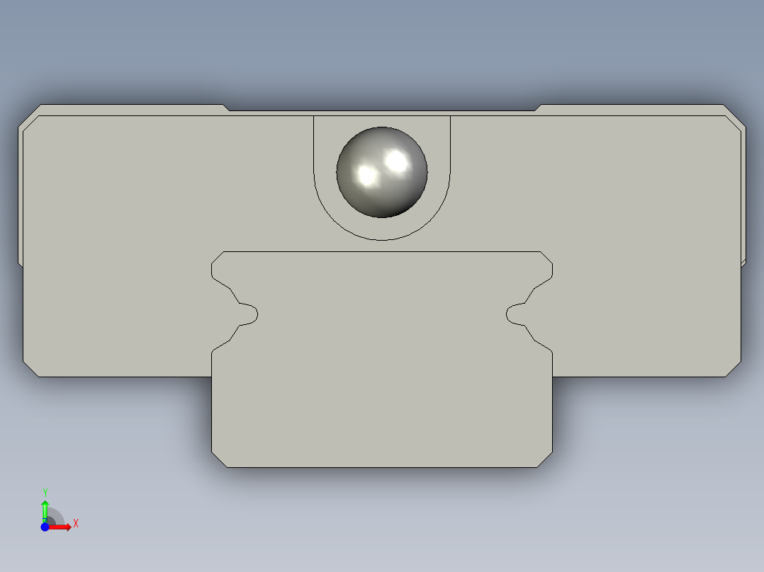 IAC02-H16-L300直线导轨组前视图