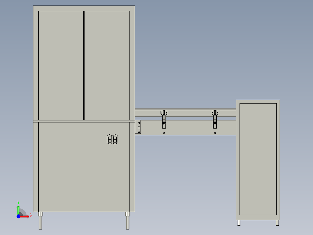 送插片机构以及自动送插片焊接设备前视图