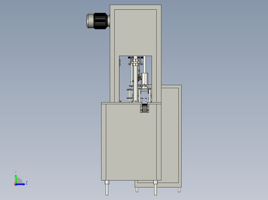 送插片机构以及自动送插片焊接设备左视图