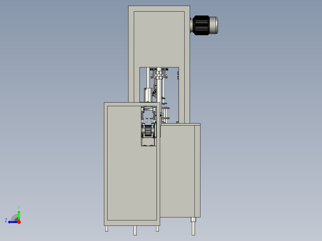 送插片机构以及自动送插片焊接设备右视图