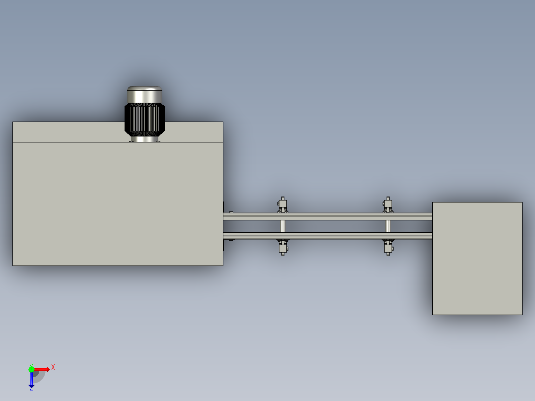 送插片机构以及自动送插片焊接设备俯视图