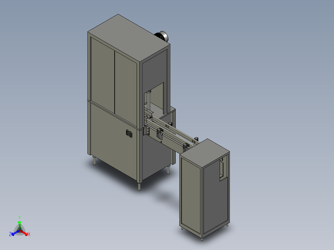 送插片机构以及自动送插片焊接设备正等轴测图