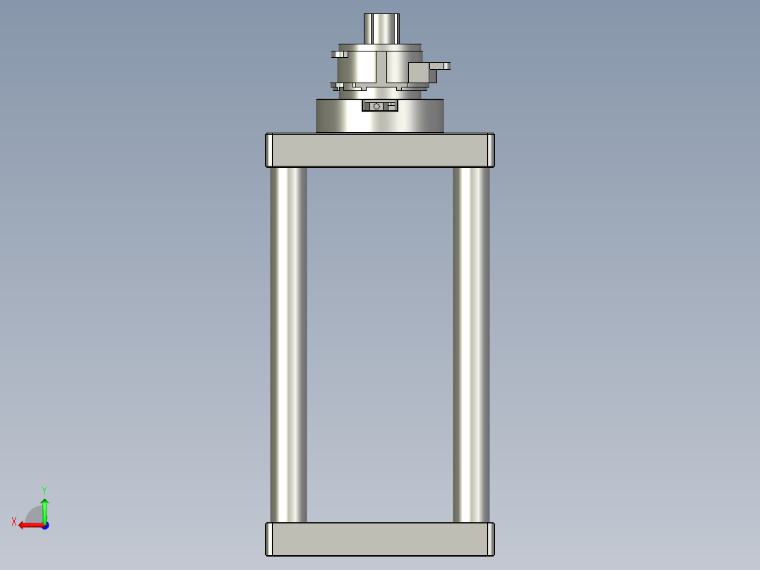 超声波焊接机后视图