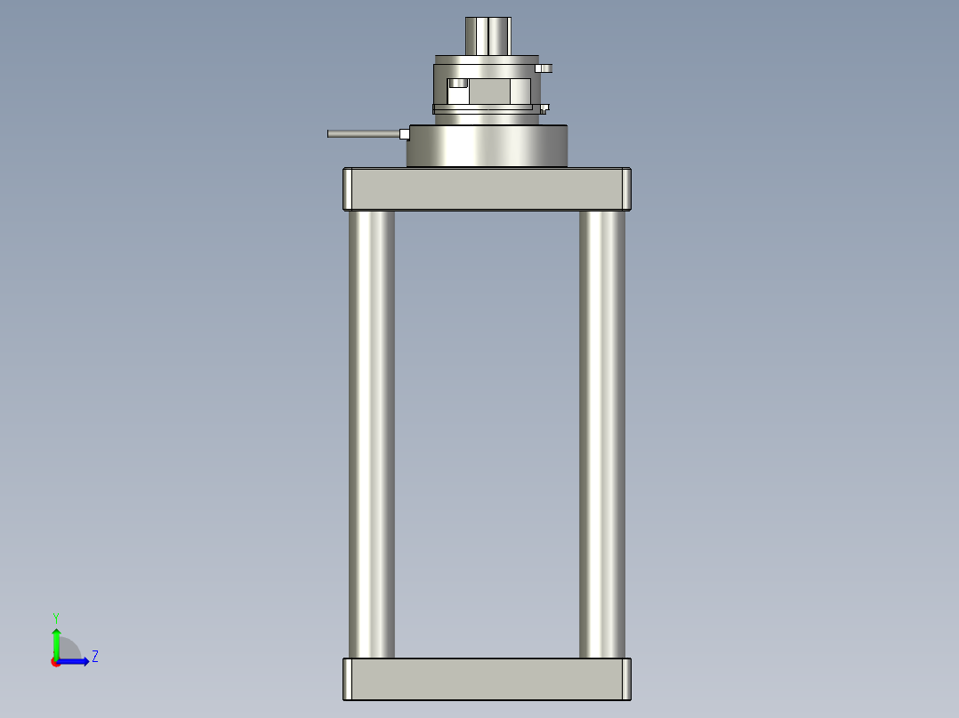 超声波焊接机左视图