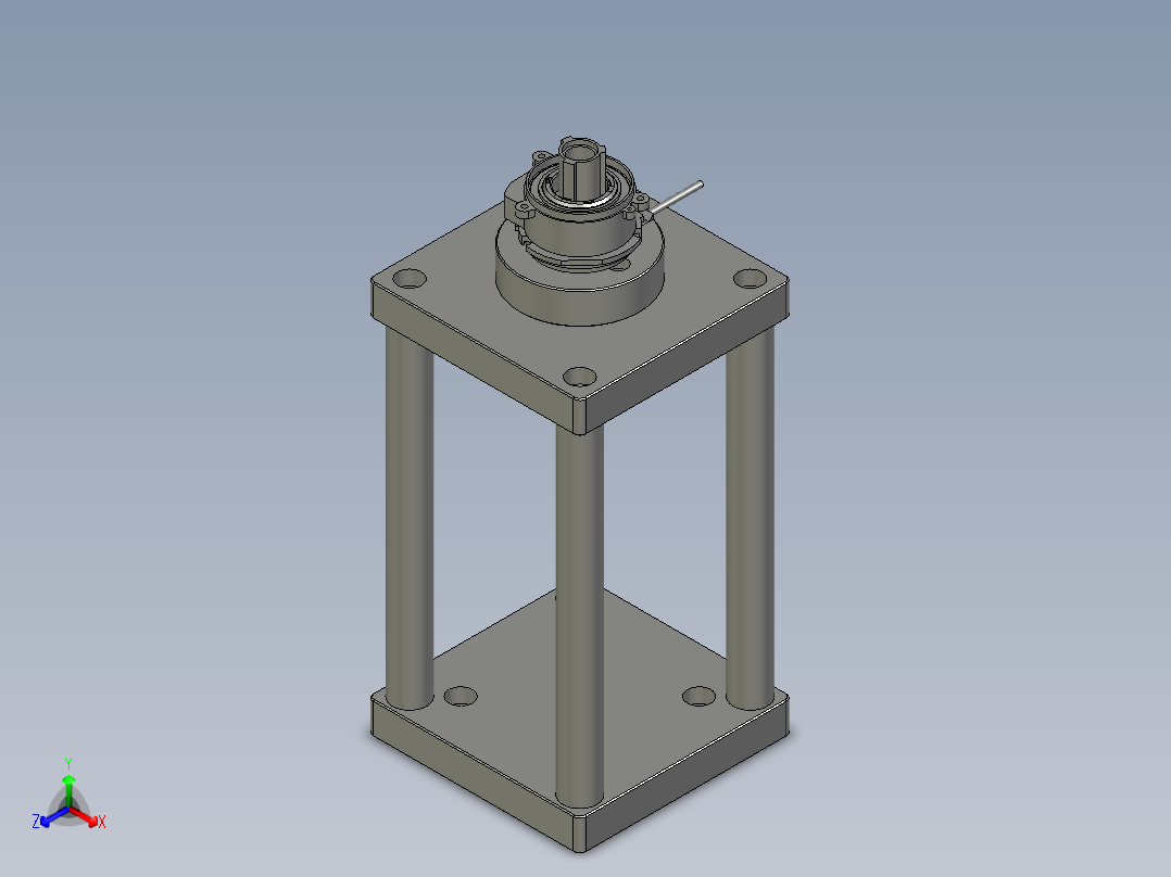 超声波焊接机正等轴测图