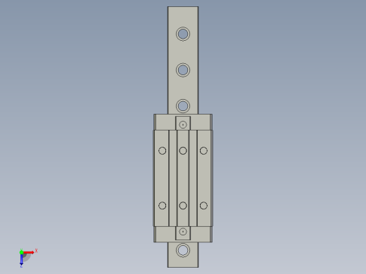 RGH45HA-B直线导轨组B俯视缩略图