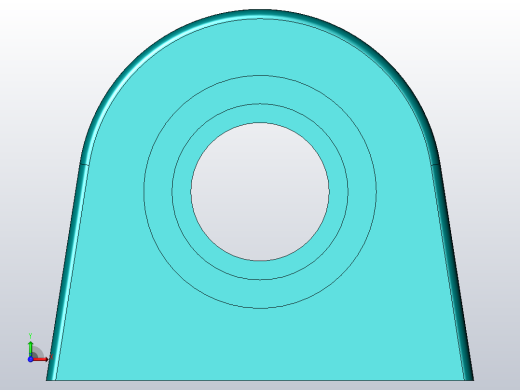 轴承座User Library-Bearing  Pillow Block, O 1_38 Shaft前视缩略图