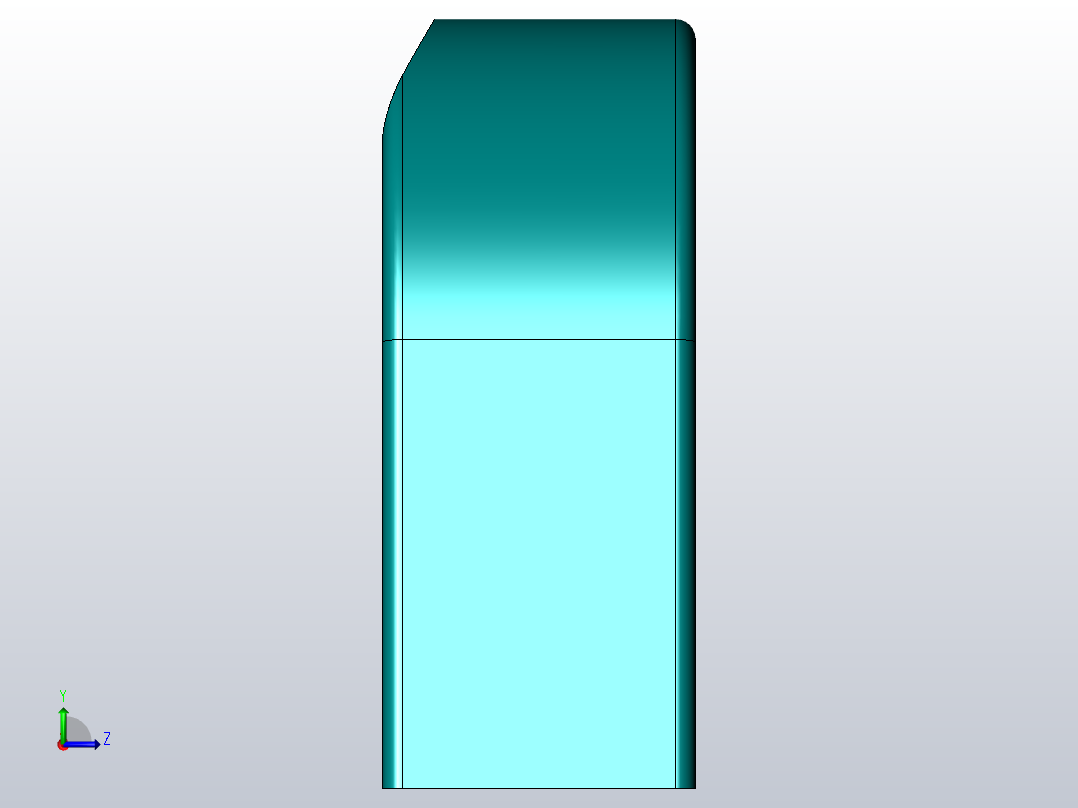 轴承座User Library-Bearing  Pillow Block, O 1_38 Shaft左视图